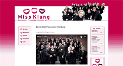 Desktop Screenshot of miss-klang.de