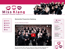 Tablet Screenshot of miss-klang.de